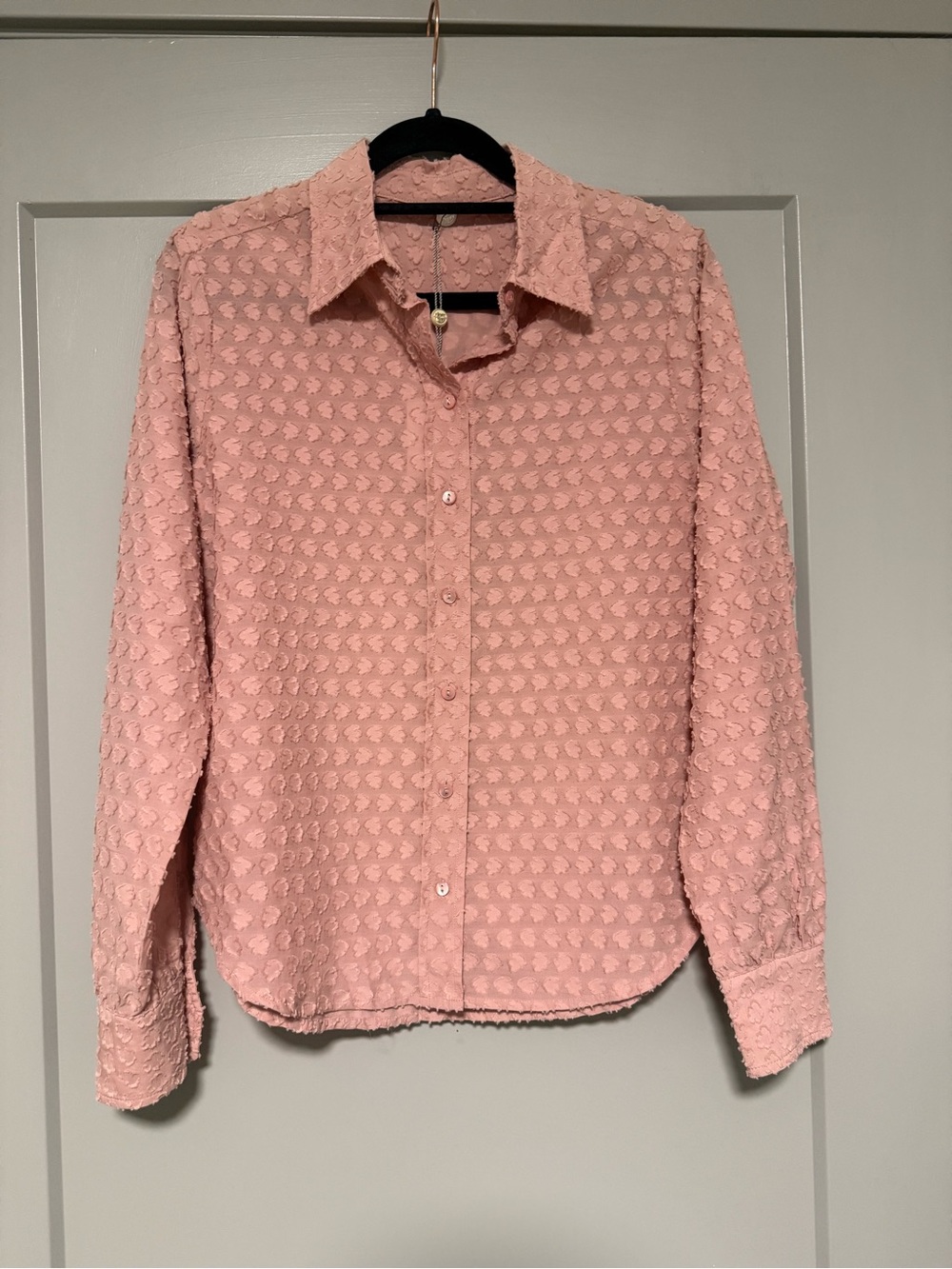 Margaret O'Leary Blouse Size Medium Cotton Silk Shirt Long Sleeve Size XS